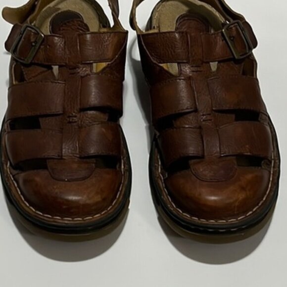 Vintage Men\'s Dr. Martens 11588 Brown Leather Closed Toe Fisherman Sandals main image 6
